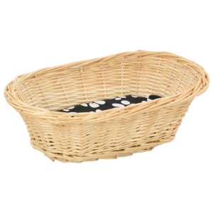 Set coșuri pisici cu perne 3 piese 47x34x60 cm salcie naturală - Img 9