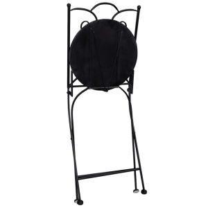 Set de bistro mozaic, 3 piese, cărămiziu, placă ceramică - Img 12