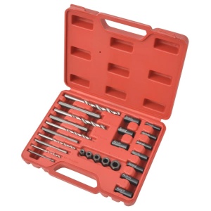 Set extractor șuruburi, oțel, 25 de piese - Img 3