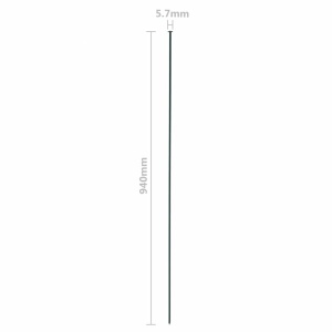 Set gard de iaz arcuit, verde, 77,5 x 78,5 cm - Img 7