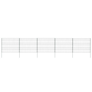 Set gard de iaz, verde, 99,6 x 79,8 cm