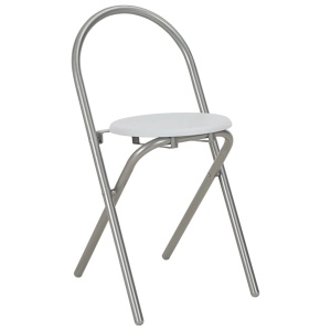 Set mobilier bucătărie cu depozitare, 3 piese, alb, MDF și oțel - Img 12