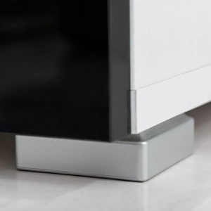 Set mobilier comodă TV de perete, 5 piese, iluminare LED, negru - Img 8