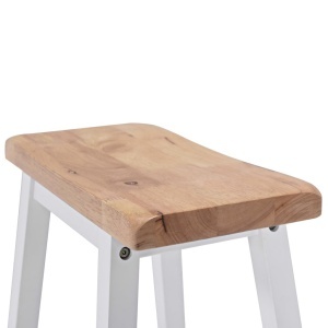 Set mobilier de bar, 3 piese, MDF, alb - Img 6