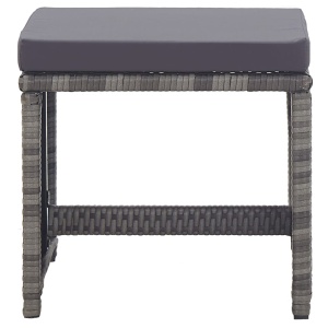 Set mobilier de exterior cu perne 17 piese antracit poliratan - Img 11