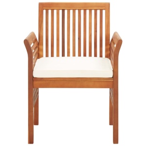Set mobilier de exterior cu perne 7 piese lemn masiv de acacia - Img 8