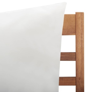 Set mobilier de grădină cu perne, 4 piese, lemn masiv de acacia - Img 11
