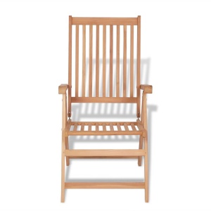 Set mobilier exterior cu scaune pliabile 7 piese lemn tec masiv - Img 12