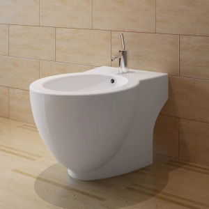 Set Toaletă și Bideu Ceramică Alb - Img 2