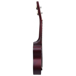 Set ukulele soprano, cu husă, pentru copii, lemn deschis, 21" - Img 6