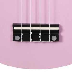 Set ukulele Soprano pentru copii, cu husă, roz, 21" - Img 2