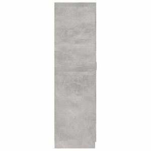 Șifonier, gri beton, 80 x 52 x 180 cm, PAL - Img 6