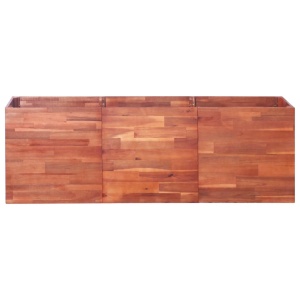 Strat inălțat de grădină, 150 x 50 x 50 cm, lemn de acacia - Img 2