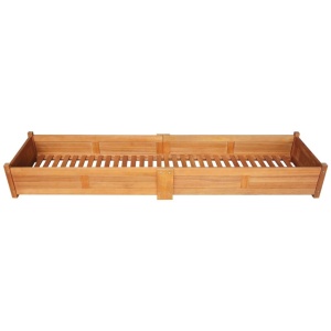 Strat inălțat de grădină, 200x50x25 cm, lemn de acacia - Img 3