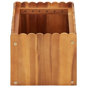Strat inălțat de grădină, 50 x 30 x 25 cm, lemn masiv de acacia - Img 3