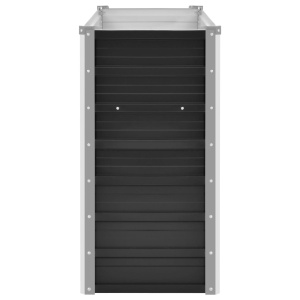 Strat inălțat de grădină antracit 160x40x77 cm oțel galvanizat - Img 7