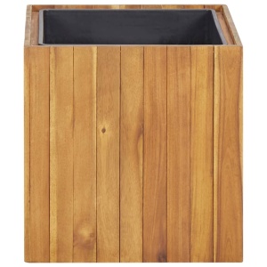 Strat inălțat de grădină cu ghiveci 43,5x43,5x44 cm cm acacia - Img 8