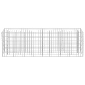 Strat inălțat gabion, 180 x 30 x 60 cm, oțel galvanizat - Img 4