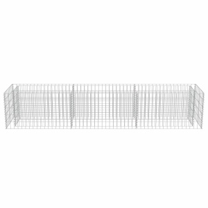Strat inălțat gabion, 270 x 50 x 50 cm, oțel galvanizat - Img 8