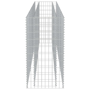 Strat inălțat gabion, 360 x 50 x 100 cm, oțel galvanizat - Img 5