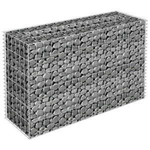Strat inălțat gabion, 90 x 30 x 60 cm, oțel galvanizat - Img 3