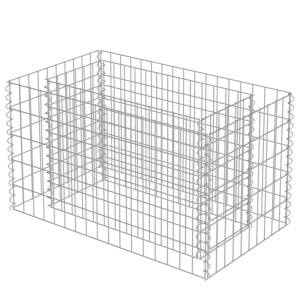Strat inălțat gabion, 90 x 50 x 50 cm, oțel galvanizat - Img 2