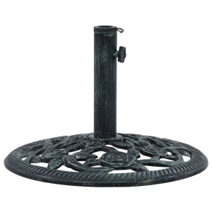 Suport de umbrelă, verde, 9 kg, fontă, 40 cm - Img 2