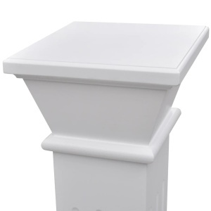Suport plante in formă de pilon clasic pătrat, MDF - Img 5