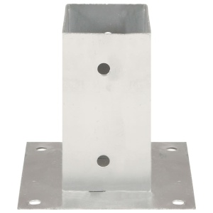 Suporți stâlp, 4 buc., metal galvanizat, 71 mm - Img 4