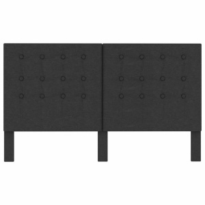 Tăblie capitonată, gri inchis, 180 x 200 cm, material textil - Img 4