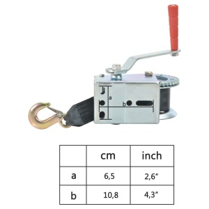 Troliu manual cu bandă, 540 kg - Img 6