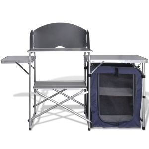 Unitatea bucătărie pentru camping cu apărătoare vânt din aluminiu - Img 3