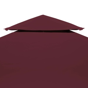 Acoperiș pavilion, 2 niveluri, 310 g/m², 3 x 3 m, roșu bordo - Img 5
