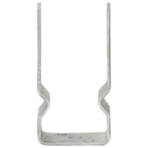 Ancore de gard, 12 buc., argintiu, 7x6x15 cm, oțel galvanizat - Img 3