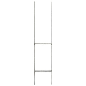 Ancore de gard, 6 buc., argintiu, 12x6x60 cm, oțel galvanizat - Img 3