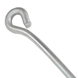 Ancore de sol, 4 buc., 10 x 60 cm, metal galvanizat - Img 5