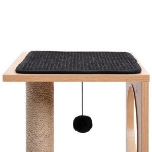 Ansamblu pentru pisici, covoraș din funie de sisal, 60 cm - Img 7
