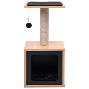 Ansamblu pentru pisici, covoraș din funie de sisal, 62 cm - Img 3