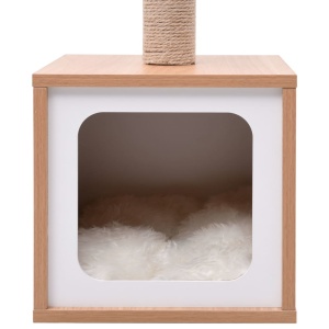 Ansamblu pentru pisici, covoraș din funie de sisal, 62 cm - Img 5