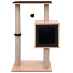 Ansamblu pentru pisici, covoraș din funie de sisal, 82 cm - Img 3
