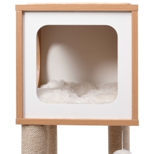 Ansamblu pentru pisici, covoraș din funie de sisal, 90 cm - Img 5