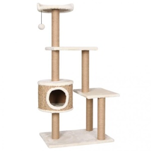 Ansamblu pentru pisici cu stalp de zgariat 123 cm