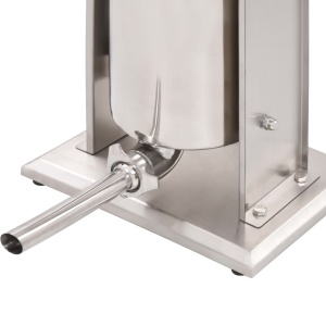 Aparat de umplut cârnați manual, argintiu, 15L, oțel inoxidabil - Img 6