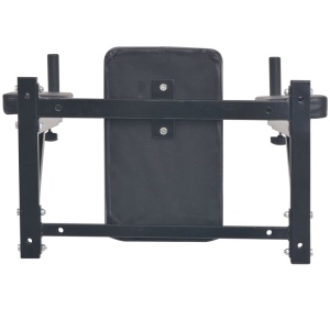 Aparat exerciții triceps și abdomen, montare pe perete, negru - Img 3