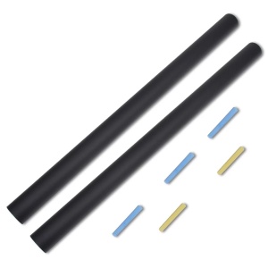 Autocolant pentru perete, design tablă, 0,6 x 3 m, 2 buc + cretă - Img 2