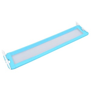 Balustradă de protecție pat copii albastru 180x42 cm poliester - Img 4