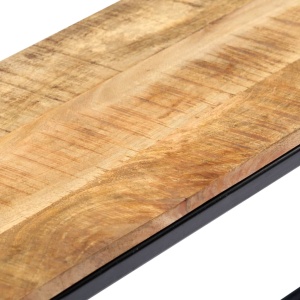 Bancă de bucătărie, 120 cm, lemn masiv de mango nefinisat - Img 8