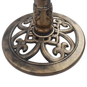 Bazin pentru păsări cu fântână, bronz, 50 x 91 cm, plastic - Img 5