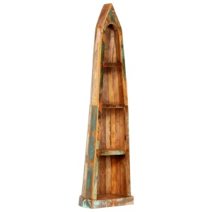Bibliotecă, 50 x 40 x 180 cm, lemn masiv reciclat