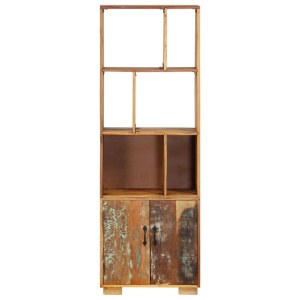 Bibliotecă, 60x35x180 cm, lemn masiv reciclat - Img 3